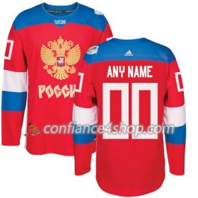 Adidas Maillot de Hockey Russie Personnaliser Coupe du monde de hockey sur glace 2016 Rouge Premier - Homme